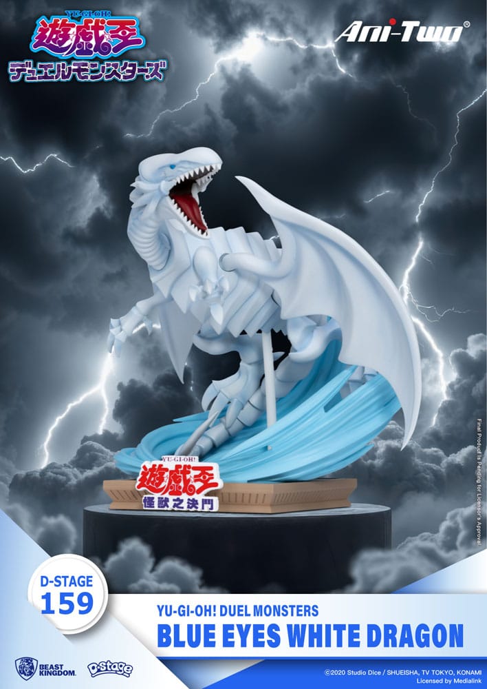 Beast Kingdom Blue Eyes White Dragon Yu Gi Oh Duel Monsters D Stage Diorama