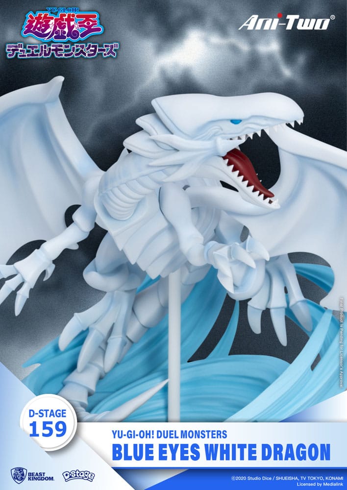 Beast Kingdom Blue Eyes White Dragon Yu Gi Oh Duel Monsters D Stage Diorama