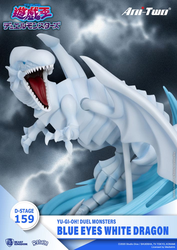 Beast Kingdom Blue Eyes White Dragon Yu Gi Oh Duel Monsters D Stage Diorama