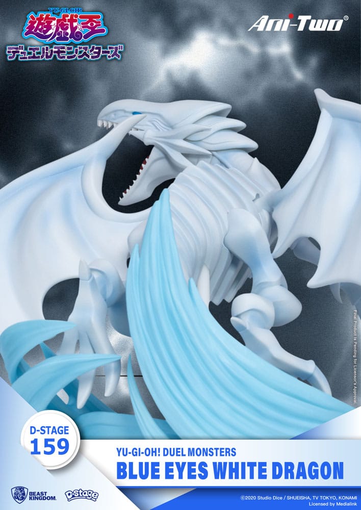 Beast Kingdom Blue Eyes White Dragon Yu Gi Oh Duel Monsters D Stage Diorama