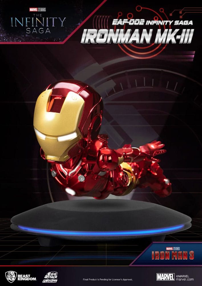 Marvel Iron Man Mark III Iron Man 3 Egg Attack Floating Model 16 Centimeter