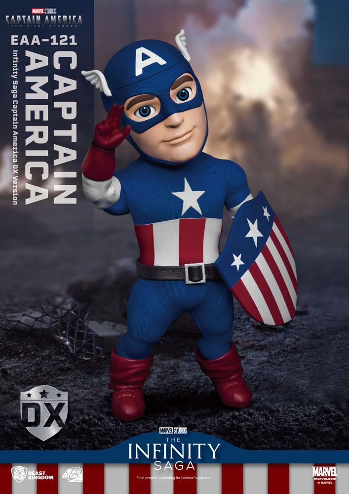 Captain America: The First Avenger Egg Attack Action Action Figure Captain America Deluxe Version