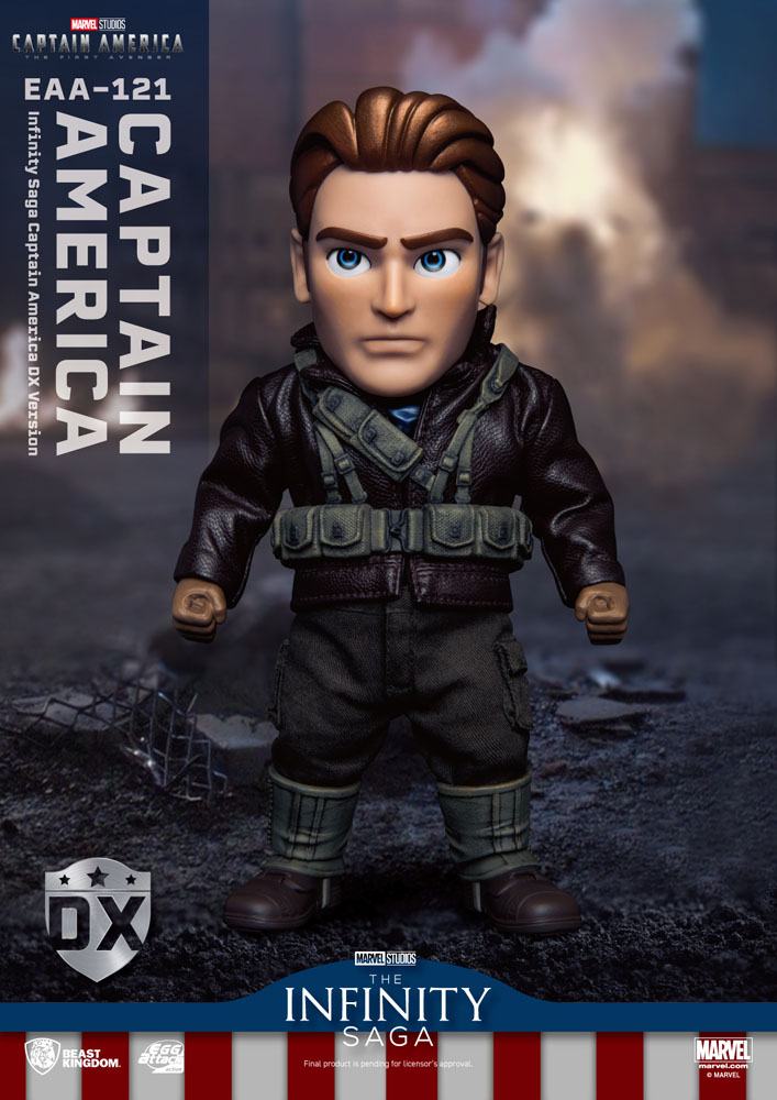 Captain America: The First Avenger Egg Attack Action Action Figure Captain America Deluxe Version