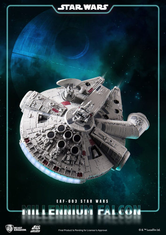 Star Wars The Empire Strikes Back Beast Kingdom Floating Millennium Falcon