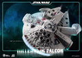 Star Wars The Empire Strikes Back Beast Kingdom Floating Millennium Falcon, side angle