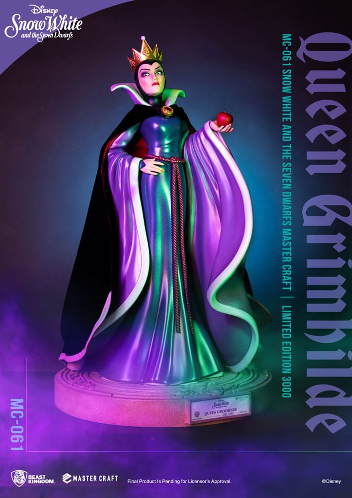 Disney Snow White Queen Grimhilde Disney Snow White and the Seven Dwarfs Master Craft Statue 41 cm