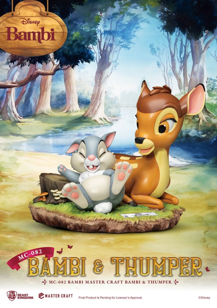 Disney Bambi and Thumper Master Craft Statue 26 Centimeter
