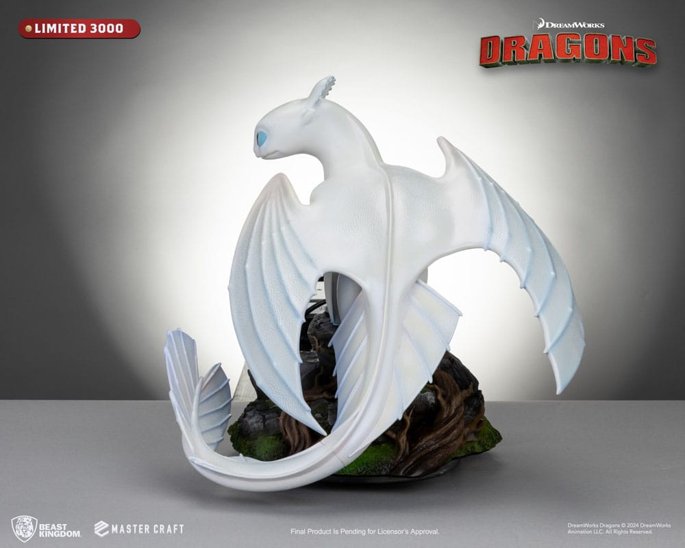 How To Train Your Dragon 3 Master Craft Statue Light Fury