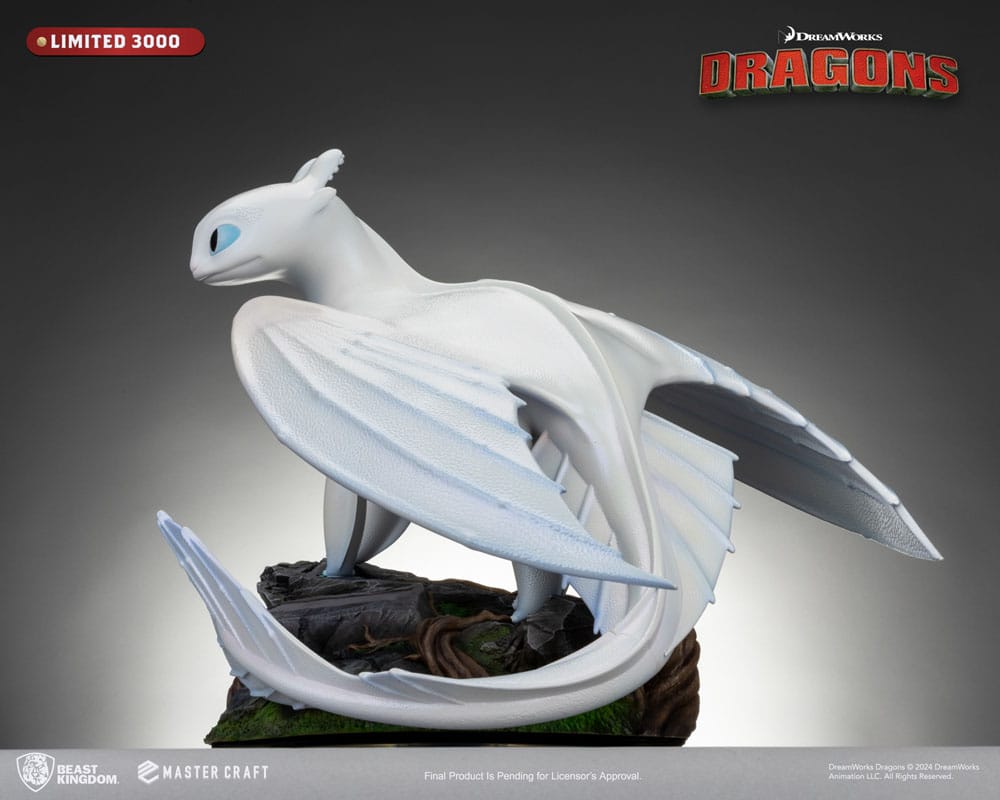 How To Train Your Dragon 3 Master Craft Statue Light Fury