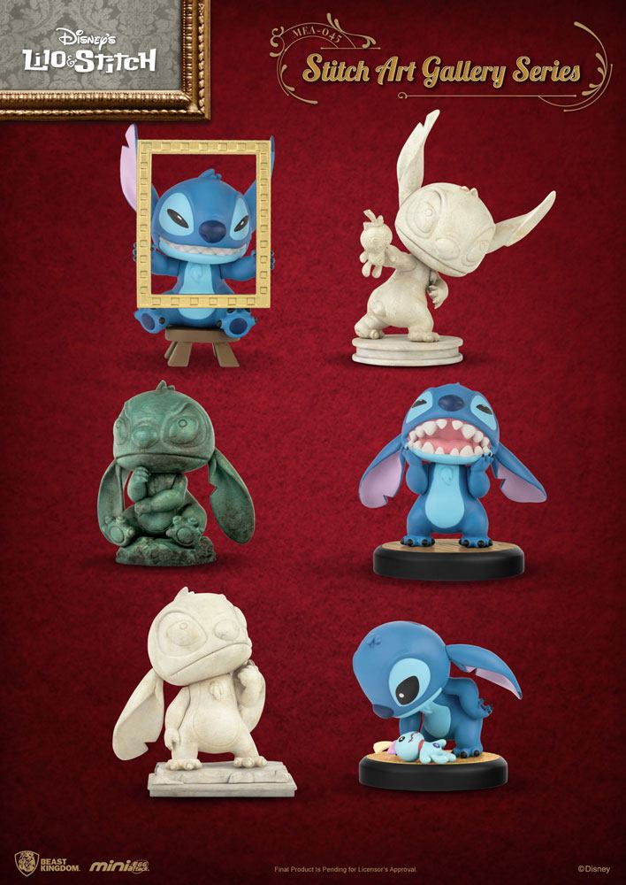Lilo and Stitch Stitch Art Gallery Mini Egg Attack Figures 8 Centimeter Assortment