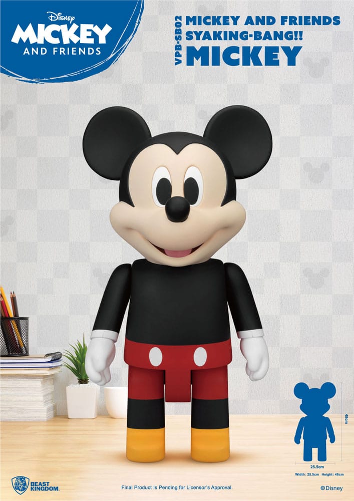 Disney Mickey and Friends Mickey Syaing Bang Vinyl Bank 48 cm