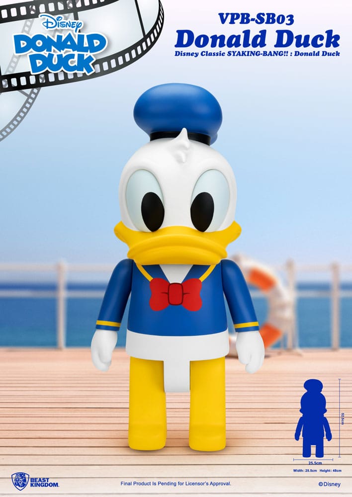 Disney Mickey and Friends Donald Duck Syaing Bang Vinyl Bank 53 cm
