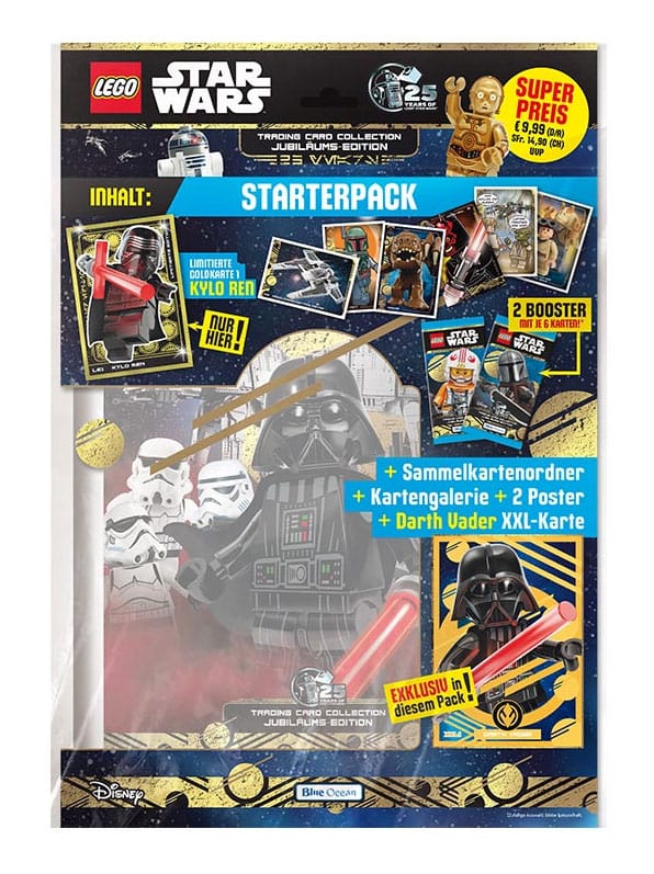 LEGO Star Wars Trading Card Collection 25th Anniversary Edition Starter Pack German Version