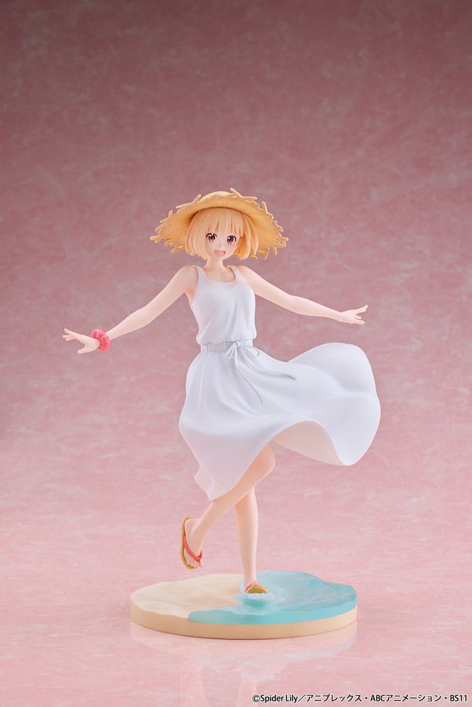 Chisato Nishikigi PVC Statue 1 7 Scale Lycoris Recoil White Dress 23cm