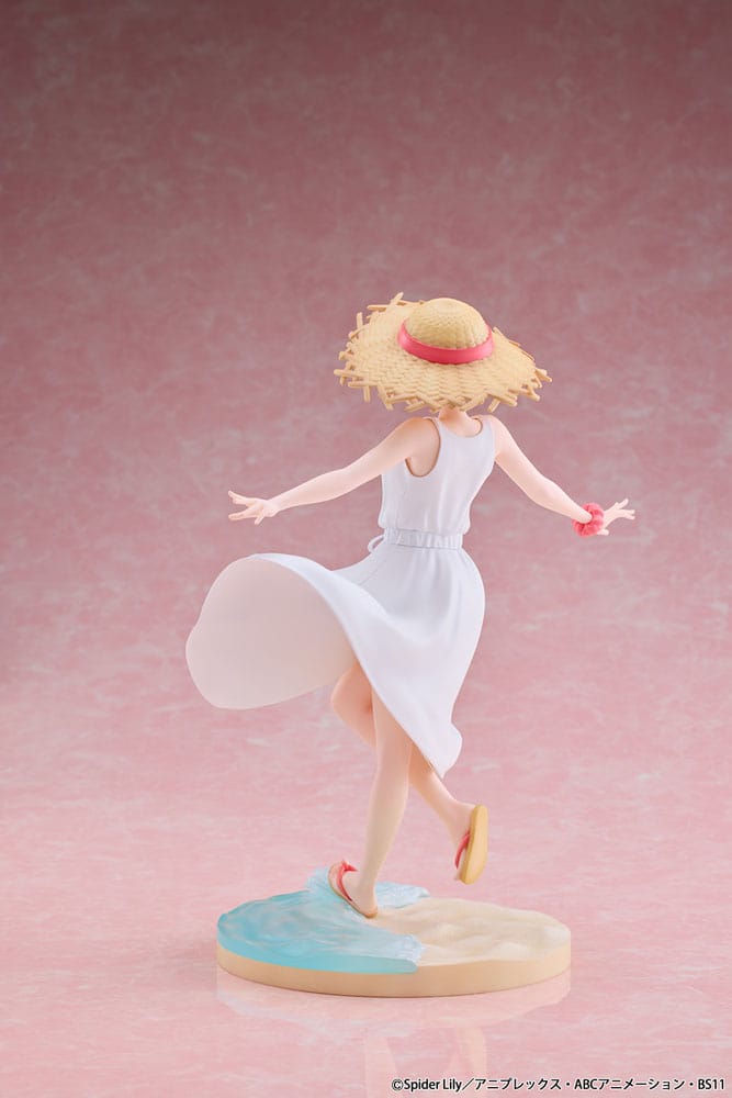 Chisato Nishikigi PVC Statue 1 7 Scale Lycoris Recoil White Dress 23cm