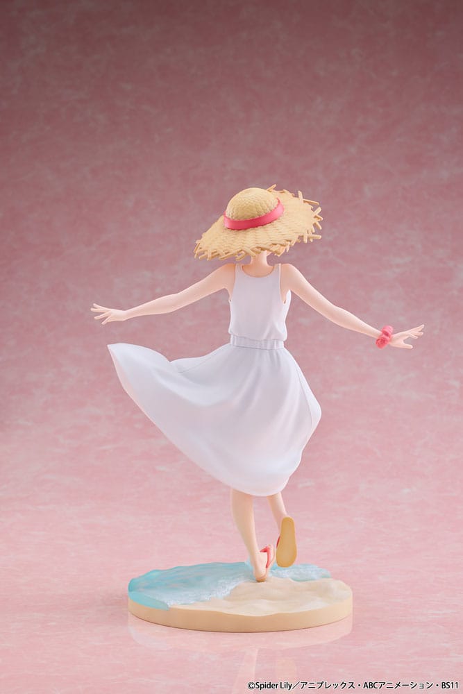 Chisato Nishikigi PVC Statue 1 7 Scale Lycoris Recoil White Dress 23cm