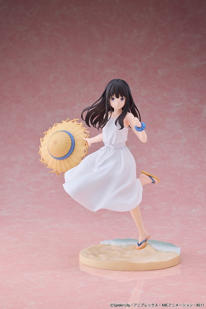 Takina Inoue Statue 1 7 Scale Lycoris Recoil White Dress Edition 23cm