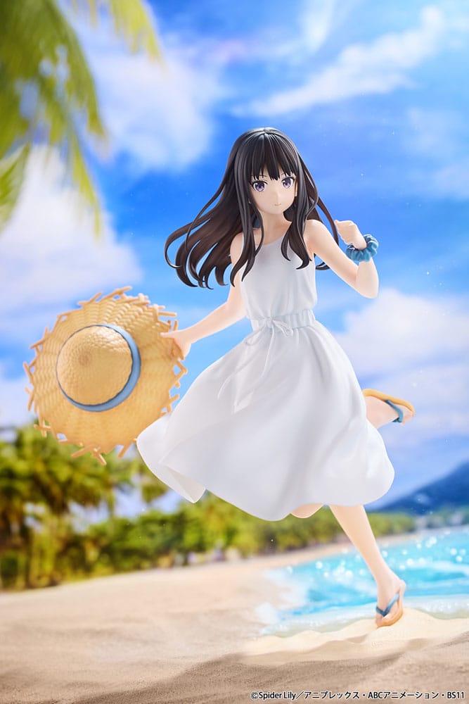 Takina Inoue Statue 1 7 Scale Lycoris Recoil White Dress Edition 23cm