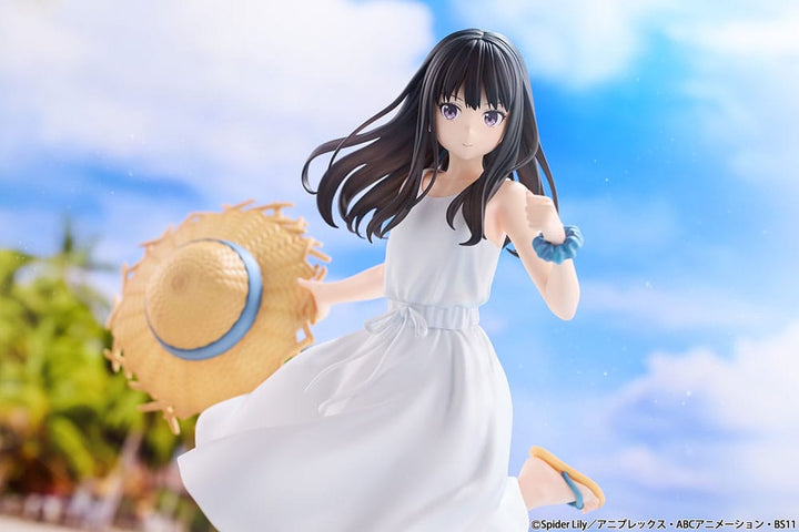 Takina Inoue Statue 1 7 Scale Lycoris Recoil White Dress Edition 23cm