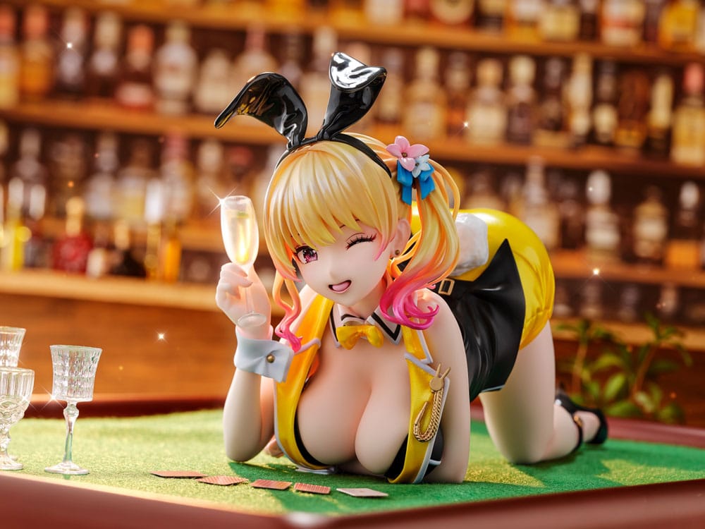Bunny Garden Rin PVC Statue 1 6 Scale 13 cm