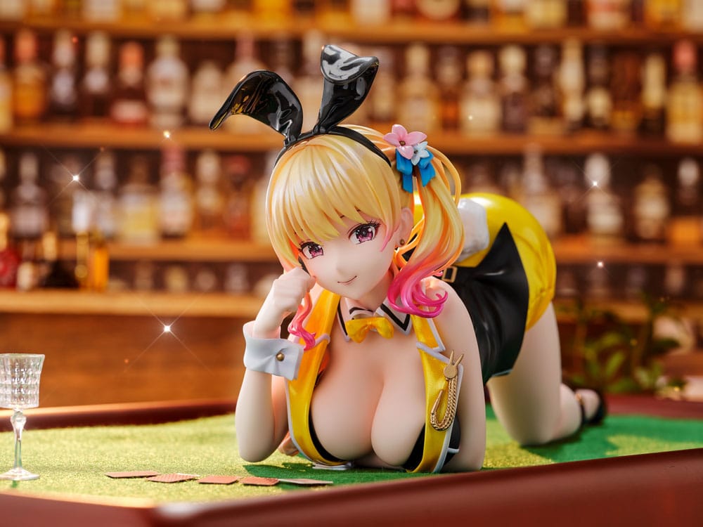 Bunny Garden Rin PVC Statue 1 6 Scale 13 cm