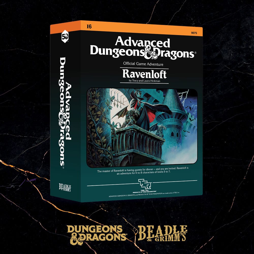 Dungeons And Dragons Dice Set Classic Module Ravenloft 7 Piece