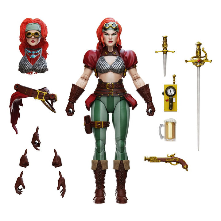 Boss Fight Studio Red Sonja Epic HACKS Steampunk Action Figure