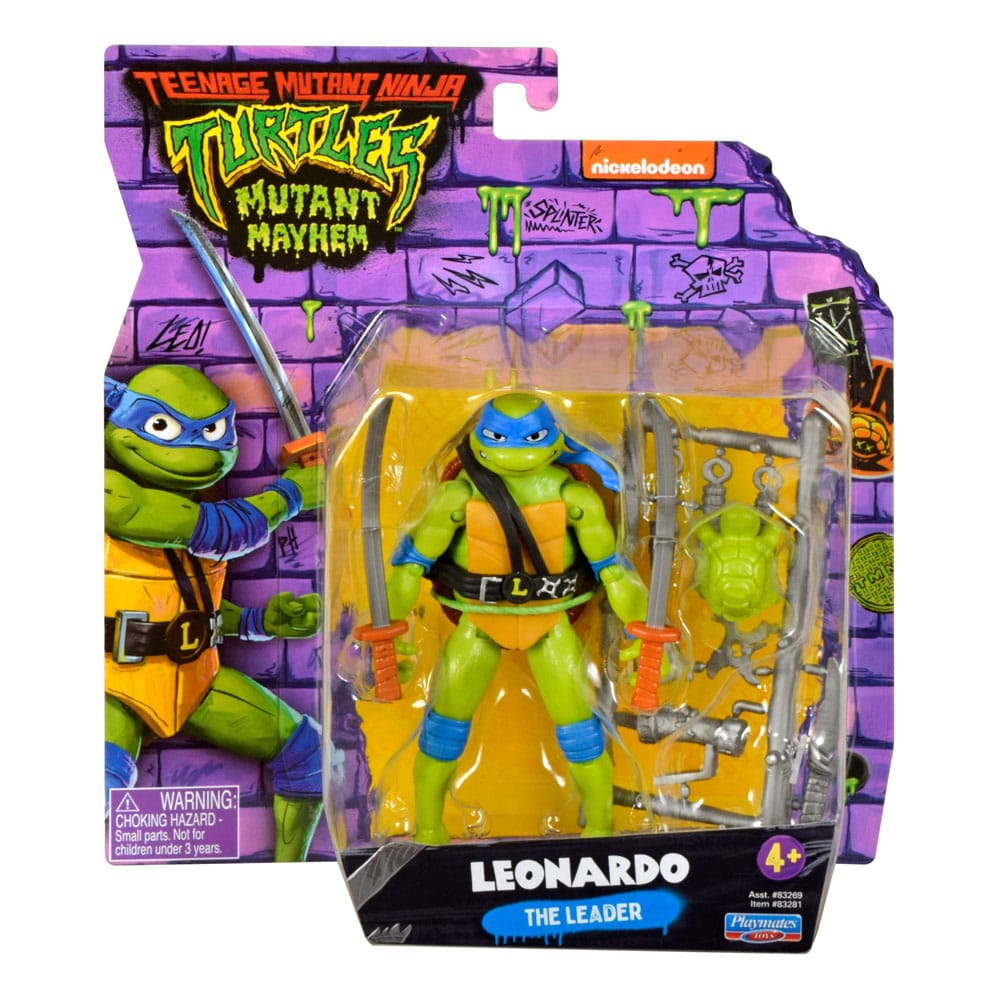Teenage Mutant Ninja Turtles Leonardo Mutant Mayhem Action Figure 10 cm
