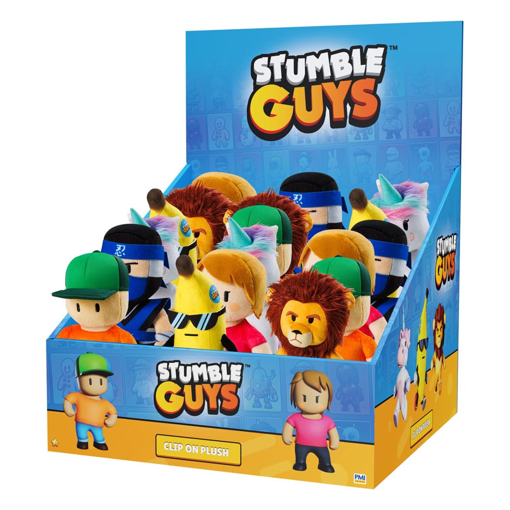 Stumble Guys Clip On Plush Figures Pack of 18