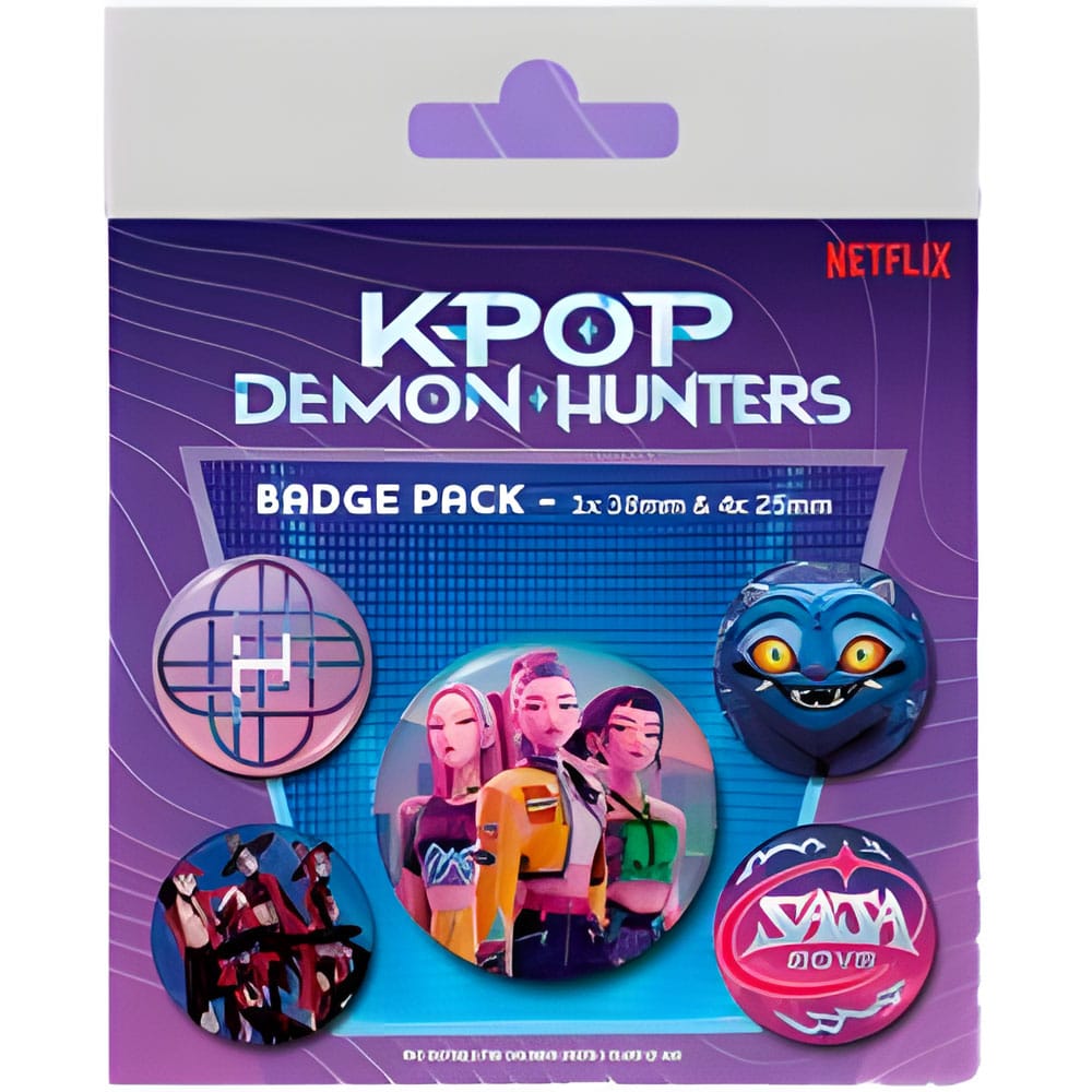 KPop Demon Hunters 5-Pack Pin-Back Buttons