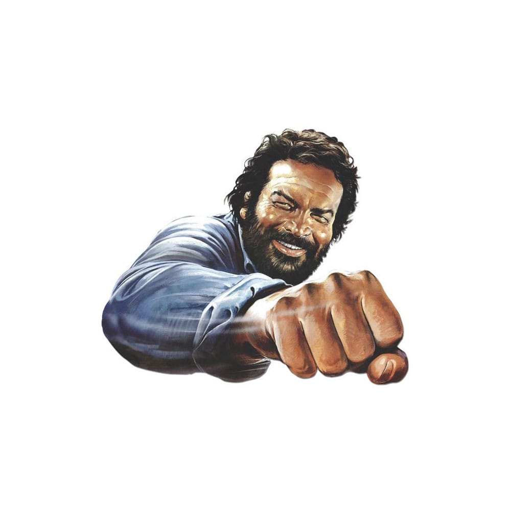 Bud Spencer Faust 45 x 45 cm 3D Tin Sign