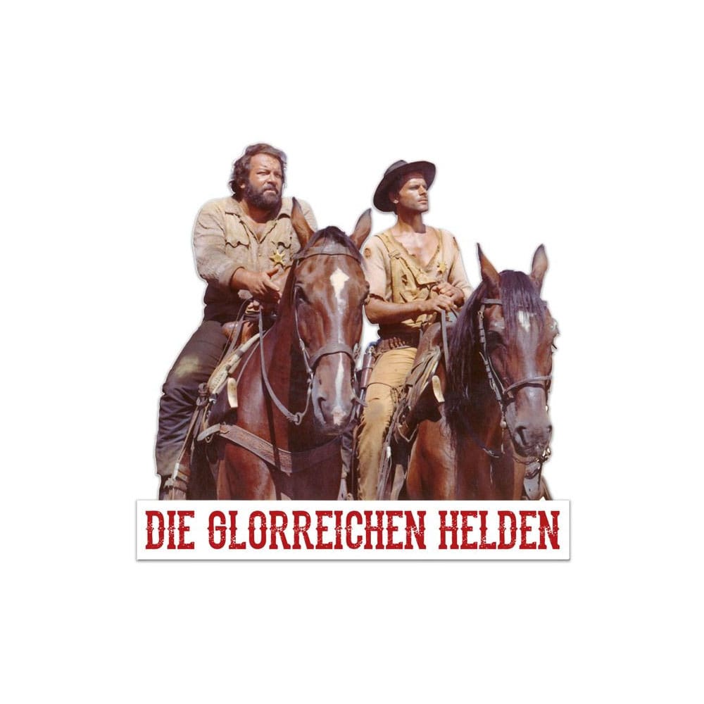 Bud Spencer and Terence Hill The Glorious Heroes 3D Tin Sign