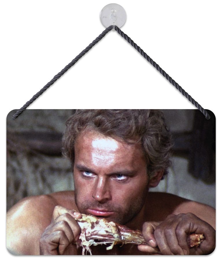 Terence Hill Terence Tin Sign 16.5 x 11.5 cm