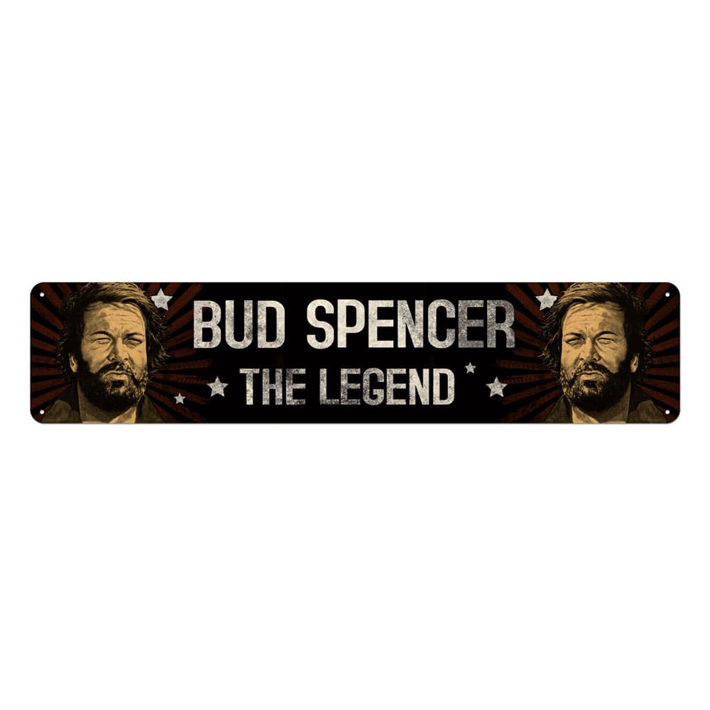 Bud Spencer The Legend Tin Sign 46 x 10 cm