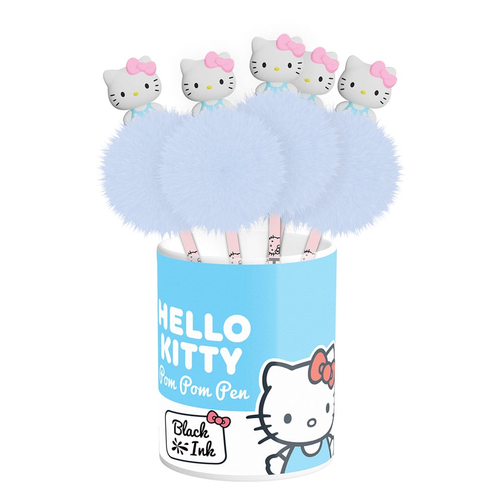Sanrio Hello Kitty Pom Pom Pen Cute Stationery