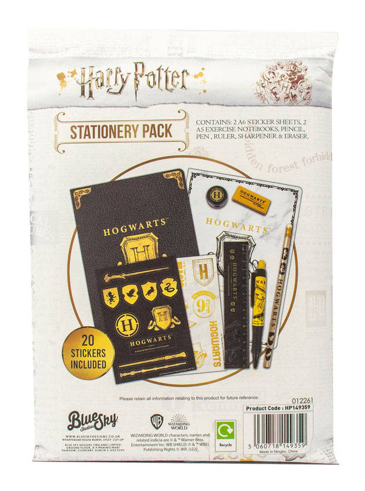 Harry Potter Hogwarts Paper Stationery Pack Case of 6