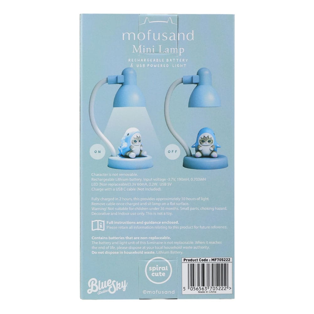 Mofusand Mini LED Light with Cat Figure 11cm