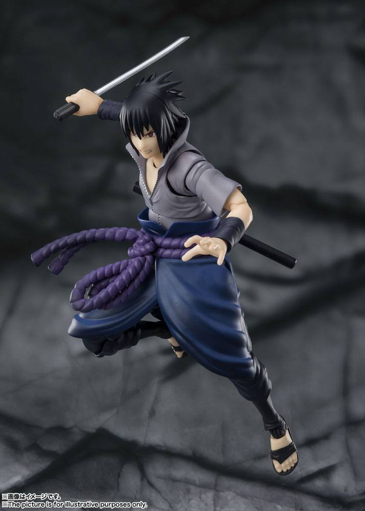 Naruto Shippuden Sasuke Uchiha SH Figuarts Action Figure Hatred Ver 15 cm