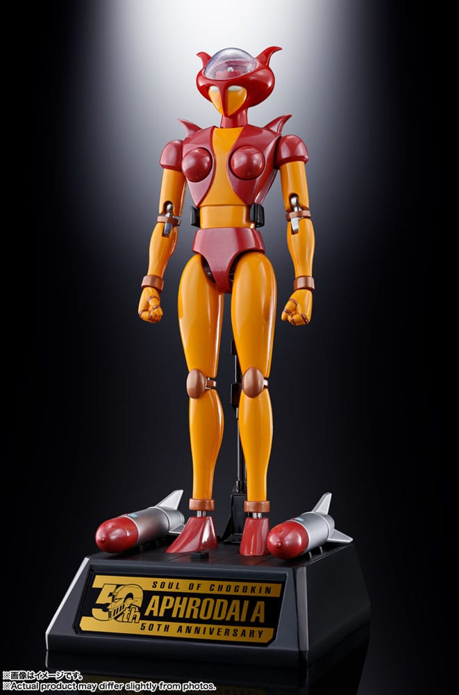 Mazinger Z Soul of Chogokin GX-08R Aphrodai A vs GX-09R Minerva X 6.3" Diecast Action Figures