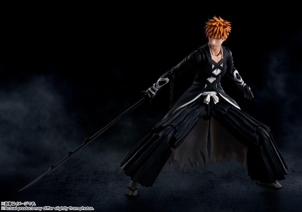S.H. Figuarts Bleach Thousand-Year Blood War Ichigo Kurosaki (Bankai Tensa Zangetsu) 6.3" Scale Action Figure