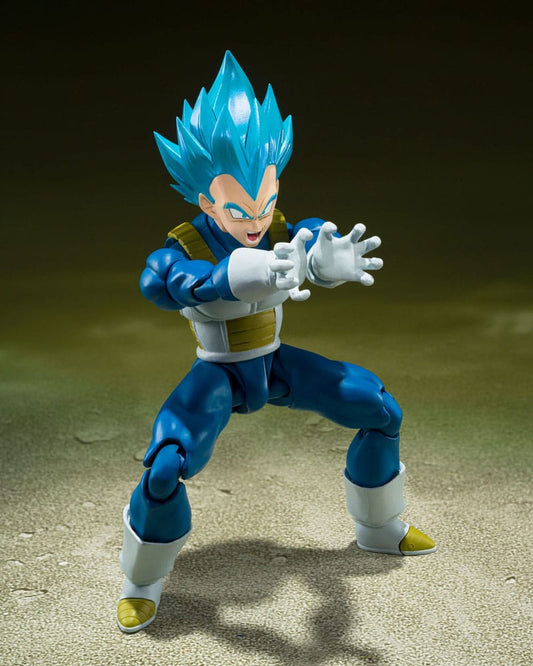 Dragon Ball Super S.H.Figuarts Super Saiyan God Super Saiyan Vegeta (Unwavering Saiyan Pride) Action Figure