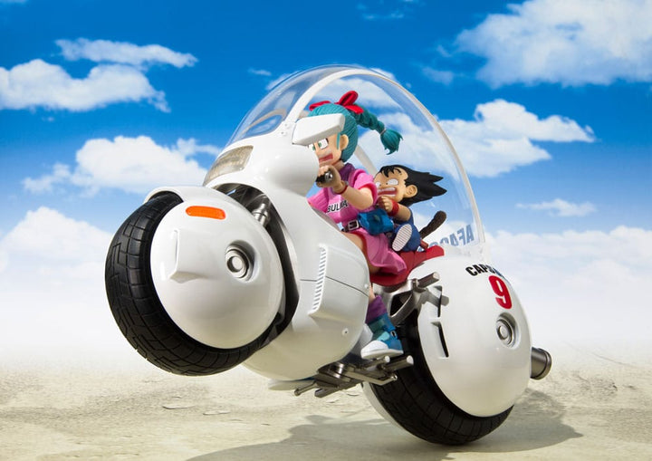 S.H. Figuarts Dragon Ball Bulma with Vehicle (Motorcycle Hoipoi Capsule No. 9) 1/10 Scale Action Figure