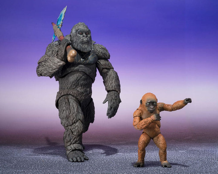 Godzilla x Kong The New Empire S.H.MonsterArts Suko & Mothra 2 Pack Action Figures