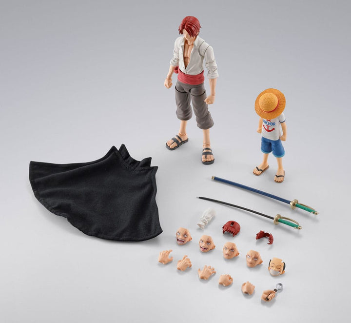 One Piece S.H.Figuarts Shanks & Monkey D. Luffy Childhood Version 2 Pack Action Figures