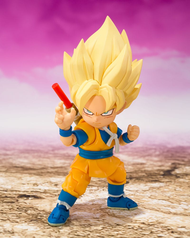 S.H.Figuarts Dragon Ball Z Super Saiyan Son Goku Daima 3.1" Scale Mini Action Figure