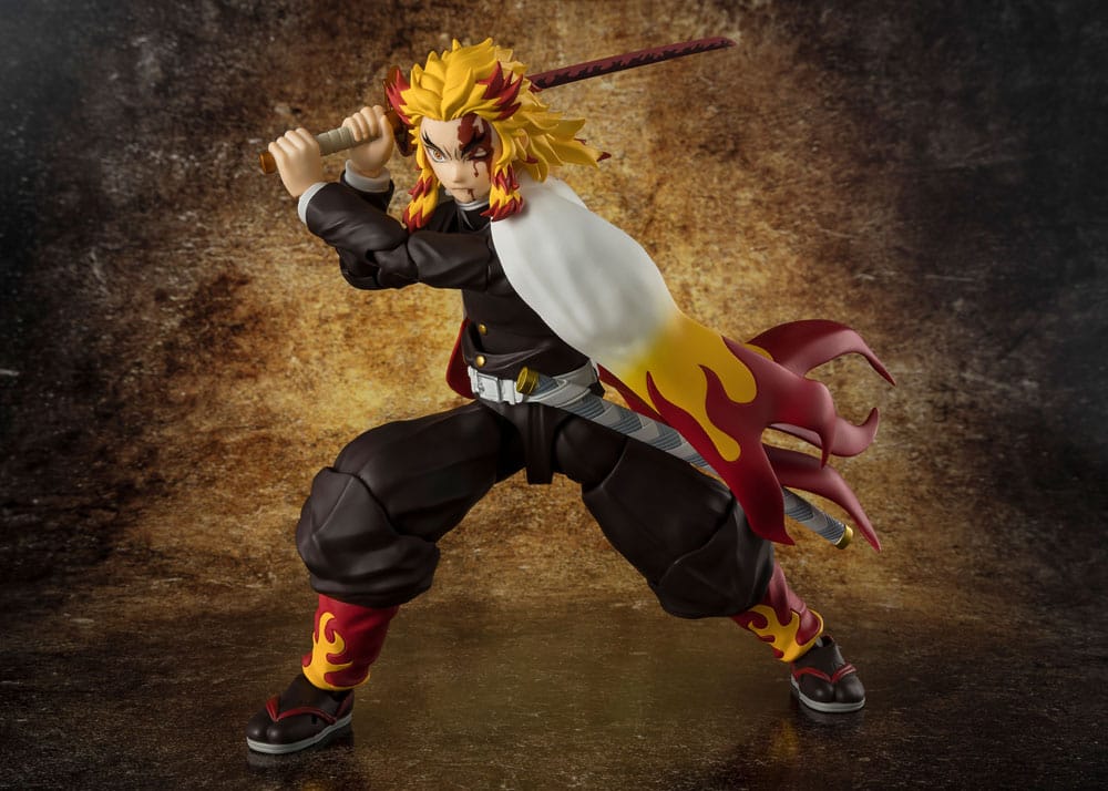 Demon Slayer: Kimetsu no Yaiba S.H.Figuarts Kyojuro Rengoku Action Figure