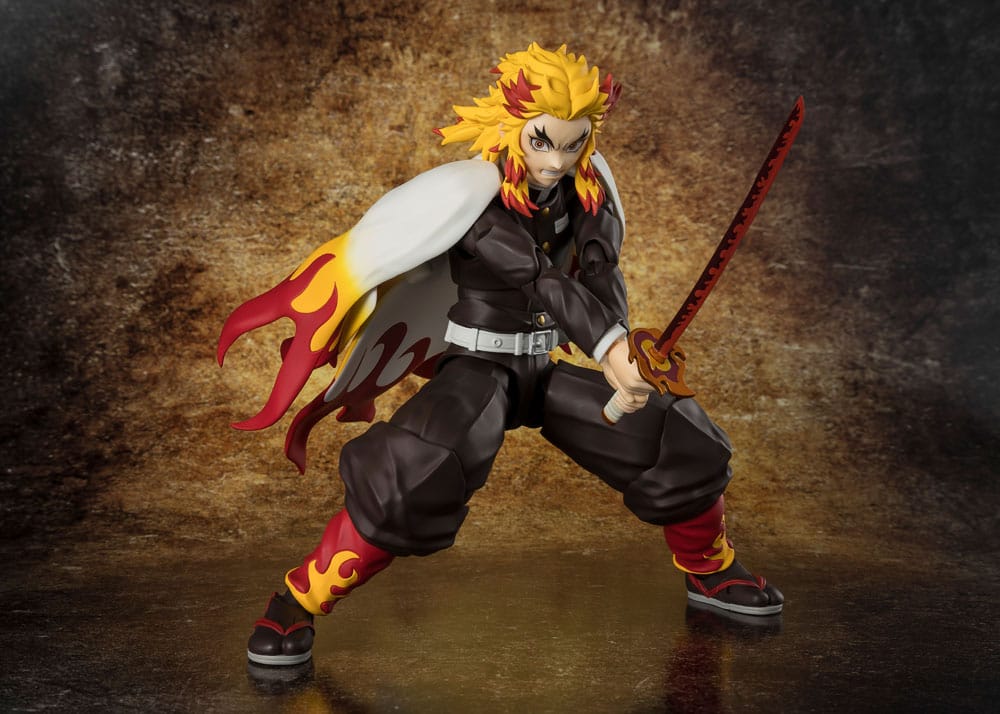 Demon Slayer: Kimetsu no Yaiba S.H.Figuarts Kyojuro Rengoku Action Figure