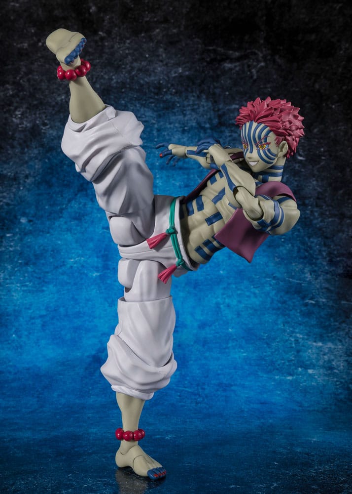 S.H.Figuarts Demon Slayer: Kimetsu no Yaiba Akaza 6" Scale Action Figure