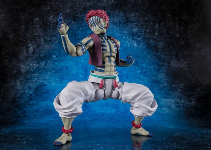 S.H.Figuarts Demon Slayer: Kimetsu no Yaiba Akaza 6" Scale Action Figure