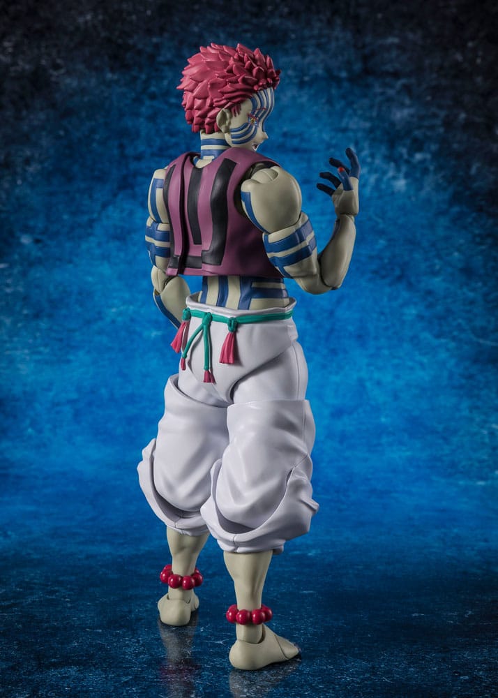 S.H.Figuarts Demon Slayer: Kimetsu no Yaiba Akaza 6" Scale Action Figure